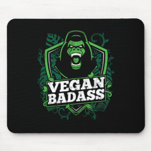 Alfombrilla De Ratón Vegan Bad Fitness Gorila Bodybuilding Bestia