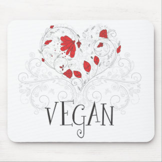 Alfombrilla De Ratón Vegano - corazón