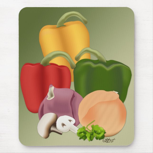 Alfombrilla De Ratón Vegetales (Frente)