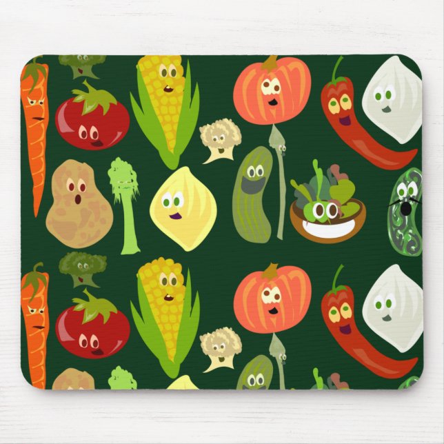 Alfombrilla De Ratón ¡Vegetales fáciles! (Frente)