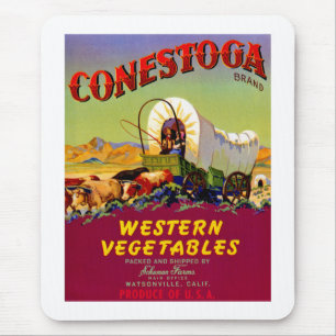 Alfombrilla De Ratón Vegetales occidentales de Conestoga