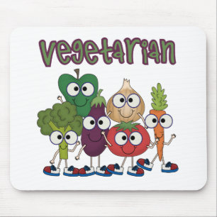 Alfombrilla De Ratón Vegetariano
