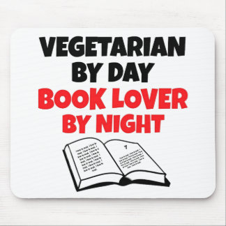 Alfombrilla De Ratón Vegetariano de los libros