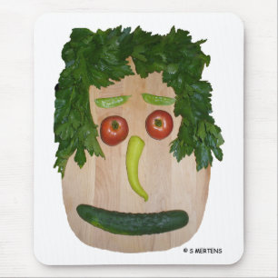 Alfombrilla De Ratón Veggie Face