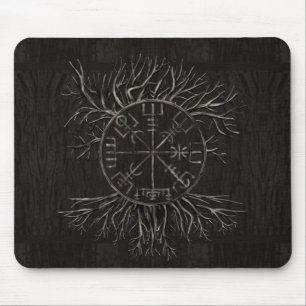 Alfombrilla De Ratón Vegvisir y árbol de la vida Yggdrasil