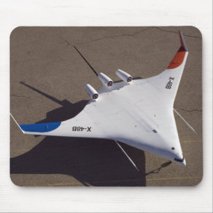 Alfombrilla De Ratón Vehículo aéreo sin tripulación mezclado X-48B del