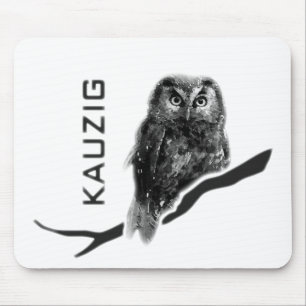 Alfombrilla De Ratón Vejete lechuza Uhu raro käuzchen owl bird