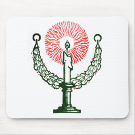 Alfombrilla De Ratón Vela tradicional de Navidades
