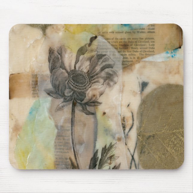 Alfombrilla De Ratón Vellum Floral II (Frente)