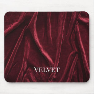 Alfombrilla De Ratón Velvet de Borgoña Drapes Mousepad