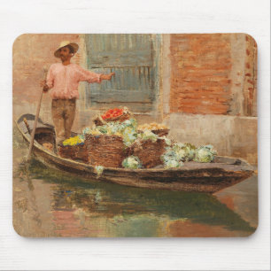 Alfombrilla De Ratón Vendedor de verduras en Venecia (por Vincenzo Capr