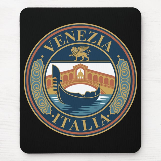 Alfombrilla De Ratón Venecia Italia (Frente)