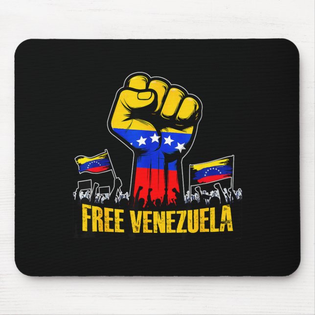 Alfombrilla De Ratón Venezuela Flag Venezuela Libre 2026  (Frente)