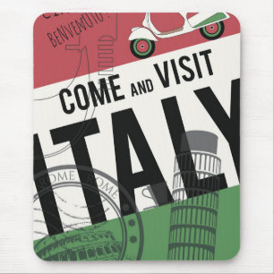 Alfombrilla De Ratón Venga visitar Italia