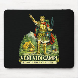 Alfombrilla De Ratón Veni Vidi Cam Cam divertido Soldado romano latino