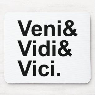 Alfombrilla De Ratón Veni Vidi Vici Vine, Vidi, Venci César