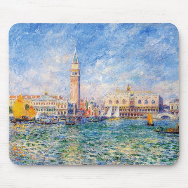 Alfombrilla De Ratón Venise, Venecia, Renoir (Frente)
