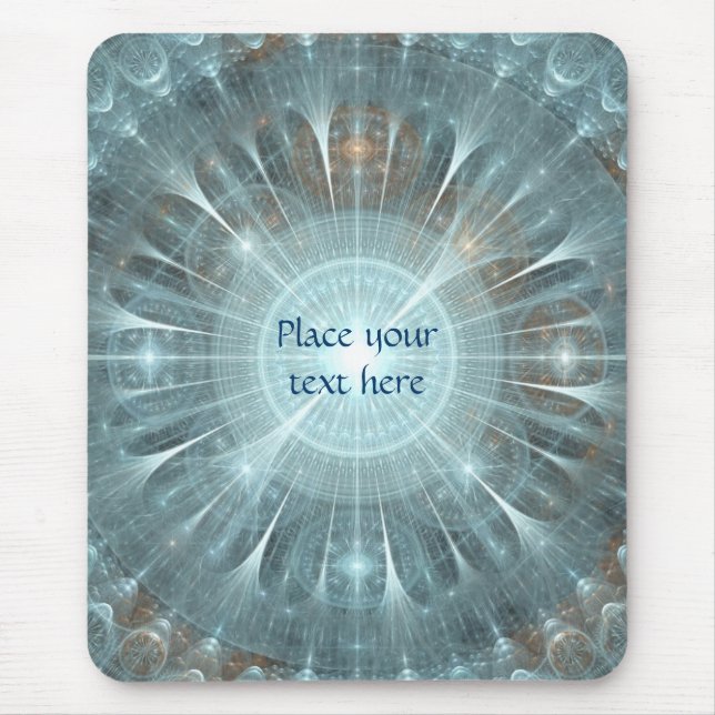 Alfombrilla De Ratón Ventana Catedral de navidades (Frente)