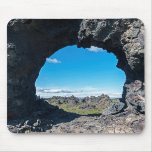 Alfombrilla De Ratón Ventana de lava en Dimmuborgir, área de Myvatn - I