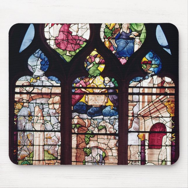 Alfombrilla De Ratón Ventana que representa la natividad (Frente)