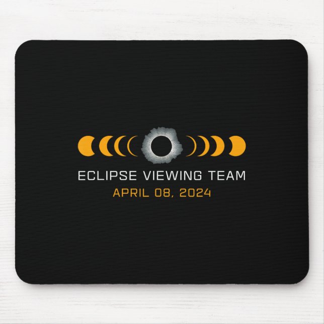 Alfombrilla De Ratón Ver Astronomía de Eclipse Solar Total Funny Team (Frente)