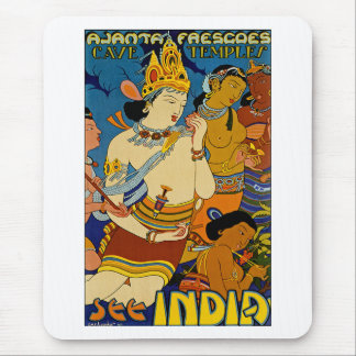 Alfombrilla De Ratón Ver India ~ Ajanta Frescoes