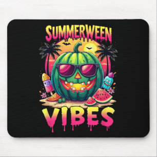 Alfombrilla De Ratón Verano de Esqueleto Vibraciones de Summerween Sand
