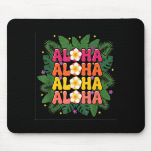 Alfombrilla De Ratón Verano de la isla hawaiana tropical Aloha