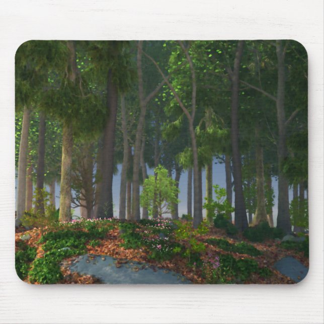 Alfombrilla De Ratón Verano deja a Mousepad (Frente)