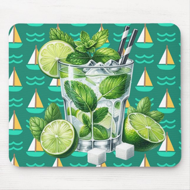 Alfombrilla De Ratón Verano fresco Mousepad (Frente)