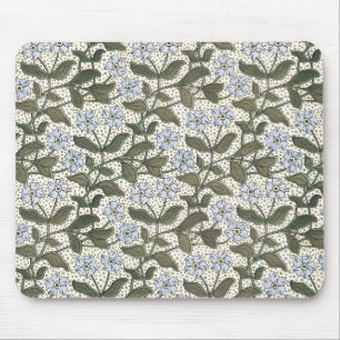 Alfombrilla De Ratón Verano Periwinkle Bonito Flor Elegante Floral