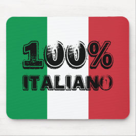 Alfombrilla De Ratón Verde Blanco y Rojo Tricolor 100% Italiano