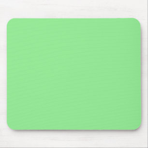Alfombrilla De Ratón Verde claro sólido de color único