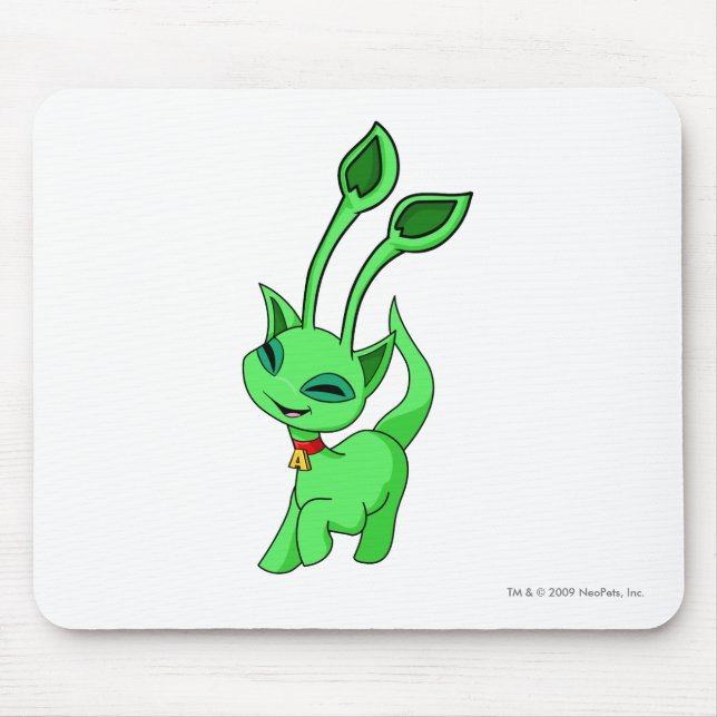 Alfombrilla De Ratón Verde de Aisha (Frente)