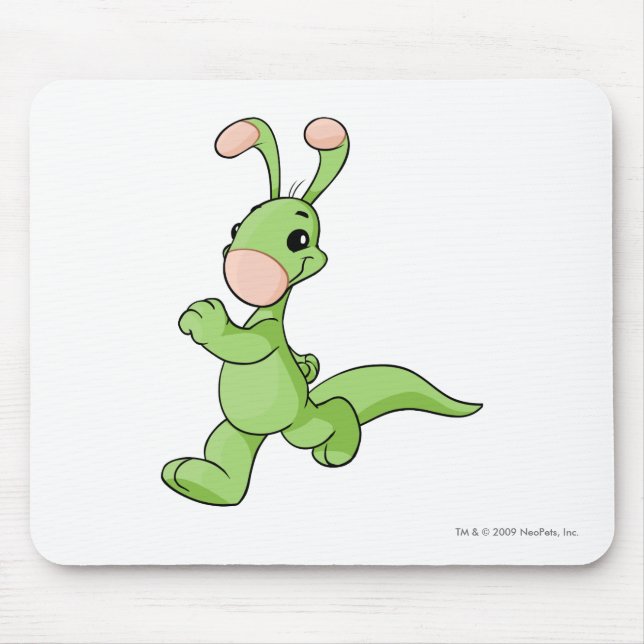 Alfombrilla De Ratón Verde de Blumaroo (Frente)
