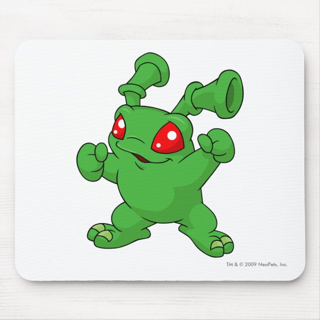 Alfombrilla De Ratón Verde de Grundo (Frente)