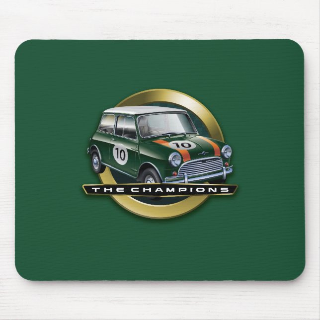 Alfombrilla De Ratón Verde de MiniCooper S (Frente)