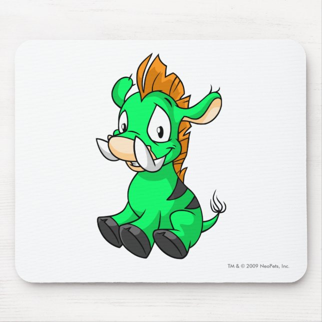 Alfombrilla De Ratón Verde de Moehog (Frente)