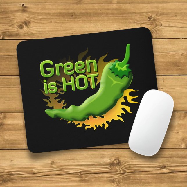 Alfombrilla De Ratón Verde es CALIENTE (Subido por el creador)