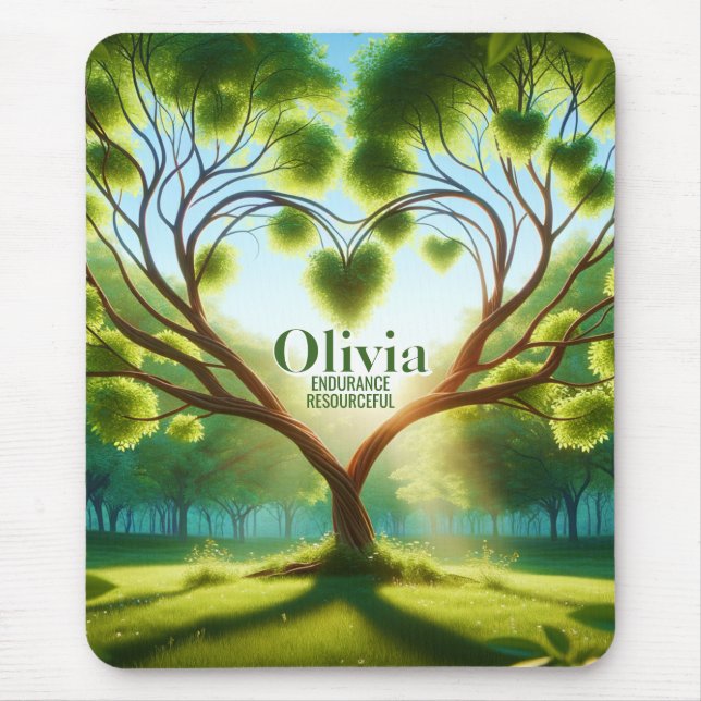 Alfombrilla De Ratón Verde inspirador (Frente)