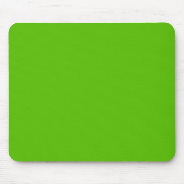 Alfombrilla De Ratón Verde manzana brillante (Frente)