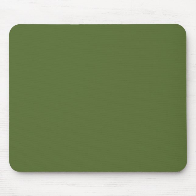 Alfombrilla De Ratón Verde Oliva Oscuro (Frente)