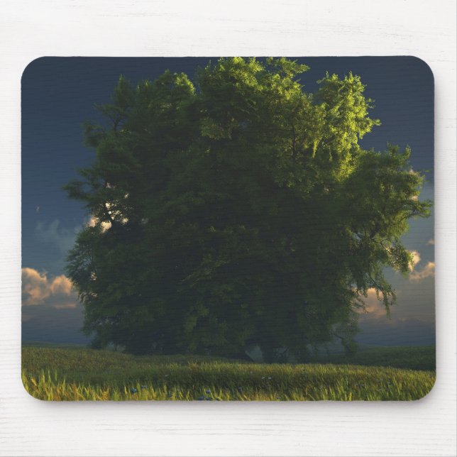 Alfombrilla De Ratón Verde y oro Mousepad (Frente)