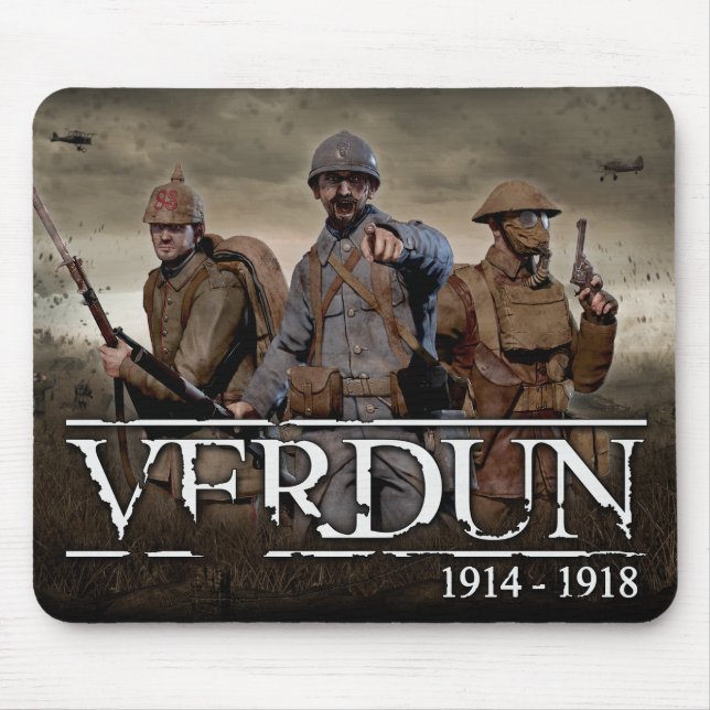 Alfombrilla De Ratón Verdún Mousepad (Frente)