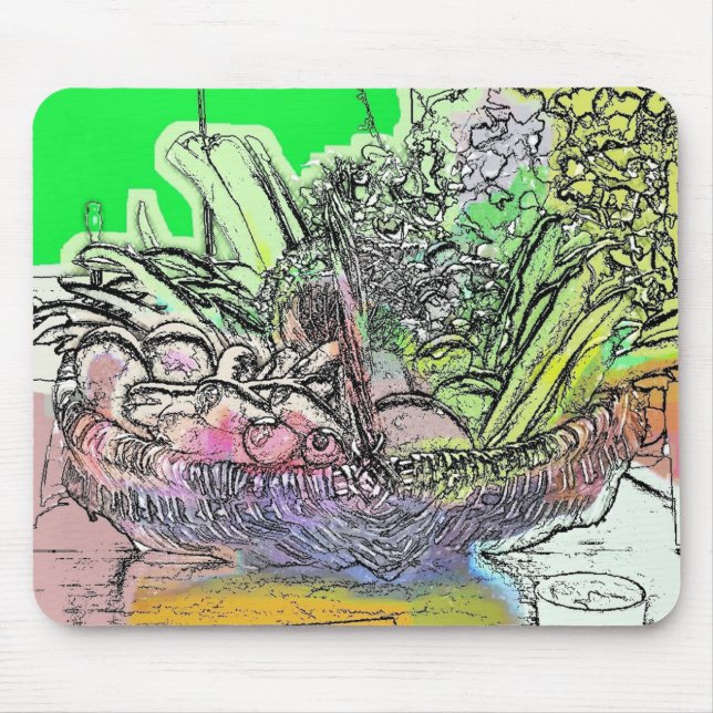 ALFOMBRILLA DE RATÓN VERDURAS (Frente)