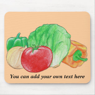 Alfombrilla De Ratón Verduras Producir Mousepad