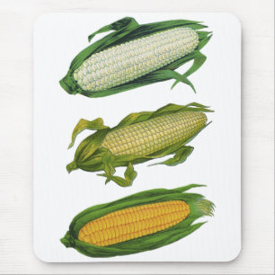Alfombrilla De Ratón Verduras Saludables de Comida Antigüa, Maíz Fresco