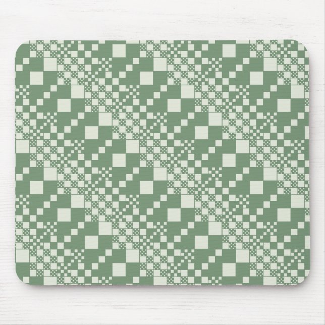 Alfombrilla De Ratón Verificado, comprueba en verde (Frente)