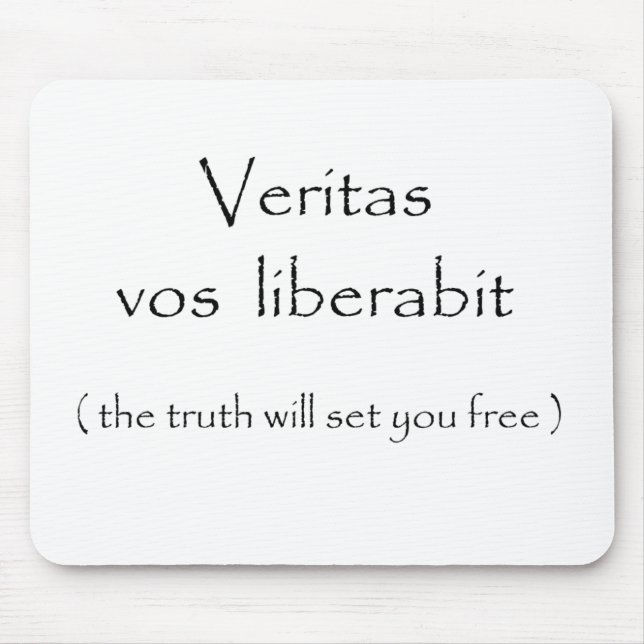 Alfombrilla De Ratón Veritas liberabit-mousepad (Frente)