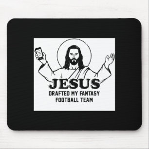 Alfombrilla De Ratón Versículo de la Biblia del equipo de fútbol fantás